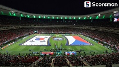 한국 VS 체코 전반전 0-0…점유율 ‘55% vs 45%’ 한국이 주도+"마무리만 조금 더"