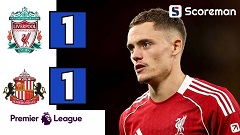 리버풀, 선덜랜드와 1-1 무...홈에서 3경기 연속 무승