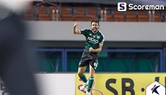 전북현대, 김천상무 2-1 꺾고 선두 질주....콤파뇨 멀티골