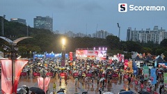 '5만 관중 이상' 예상…브라질전 앞둔 서울월드컵경기장, 킥오프 2시간 전부터 열기 후끈