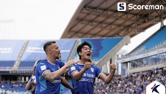 수원삼성, 성남에 3-2 역전승...이규성 결승골