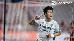 강원FC, FC서울 원정 경기서 1-1 무승부