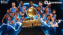 오클라호마시티, 103-91로 인디애나 꺾고 창단 첫 우승! 길저스 알렉산더는 챔프전 MVP