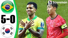 "스리백 실험, 브라질에 0-5 참패"...홍명보호, 혹독한 모의고사...실책 자멸도 뼈아파