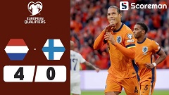 네덜란드, 핀란드 4-0 완파…월드컵 유럽지역 예선 무패 행진