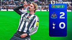 토트넘,  뉴캐슬과 16강전서 0-2 완패…무관 가능성 UP!