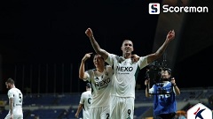 전북, 광주 2-1 꺾고 20경기 연속 무패...티아고 극장골