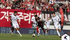 FC 서울, 김천상무와 0-0 무승부...'충격적 잔디→유효슈팅 2개'