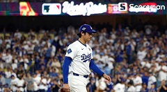 '9출루' 경기 다음날 선발 등판 오타니, 4실점…LA다저스는 토론토에 패하며 2-2 동률