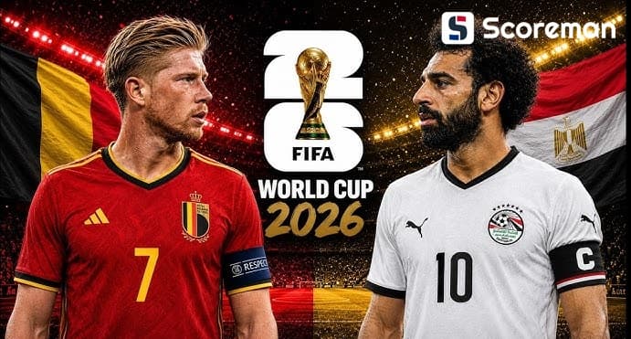 6월16일 월드컵 - 벨기에 VS 이집트 해외축구 분석 프리뷰