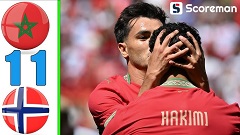 모로코, 노르웨이와의 평가전서 1-1 무승부