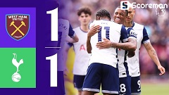 토트넘, 웨스트햄과 1-1 무승부…EPL 4G 연속 무승