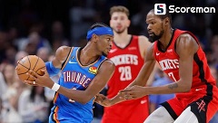 NBA 오클라호마시티, 개막전 휴스턴에 125-124 '진땀승'