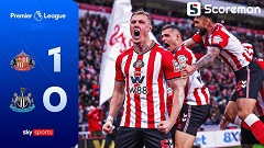 선덜랜드, 라이벌 복수 대성공! 9년 만에 PL서 열린 '타인위어 더비' 1-0 승