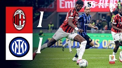 인터밀란, 코파 이탈리아 1차전서 AC밀란과 1-1 무승부