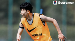 드디어 팀 훈련 시작한 손흥민