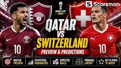 6월14일 월드컵 - 카타르 VS 스위스 해외축구 분석 프리뷰