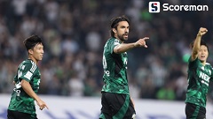 전북, 수원FC에 '0-2→3-2' 역전승…15경기 무패