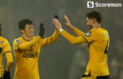 황희찬, 14경기만에 시즌 첫 골 터졌다! 울버햄튼 2-0 맨유 제압