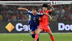 한국 여자축구, 일본에 1-4 완패로 아시안컵 결승 좌절...월드컵 티켓 획득에 위안
