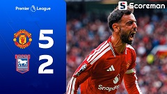 맨유, 입스위치 5-2 대승…페르난드스 해트트릭+1도움