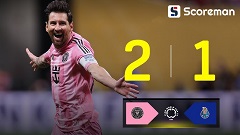 인터 마이애미, 포르투에 2-1 역전승… 메시 결승골