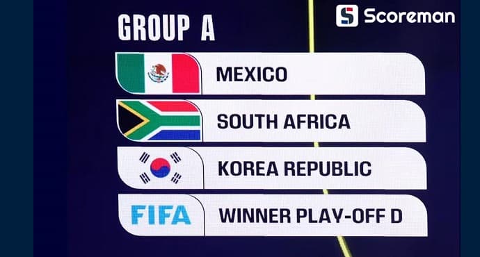 홍명보호, 죽음의조 피했다…멕시코·남아공·유럽PO 승자와 A조