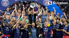 PSG, 아스널 꺾고 유럽 챔스 2연패…이강인, 12번째 트로피