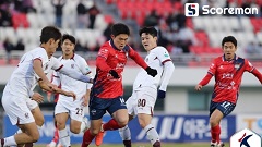 강원FC, 김천상무에 0-1 패배