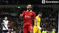 토트넘 깨부순 살라, 홀란드 제치고 ‘PL 득점 단독 1위’ 우뚝