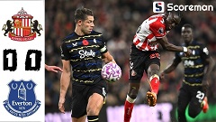 선덜랜드, 에버턴과 1-1 무승부→4위 도약... 자카 10경기만에 데뷔골