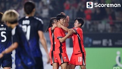 한국 여자 축구, 아시아 최강 일본과 무승부