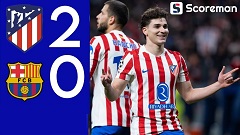 아틀레티코, 바르셀로나 원정에서 2-0 승리...UCL 4강행 ‘청신호’