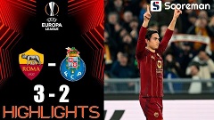 로마, 포르투에 3-2 승! 16강서 아틀레틱or라치오와 격돌