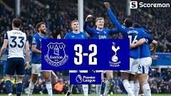 토트넘, 에버턴전에 2-3 패배...EPL 3연패 수령→15위 추락