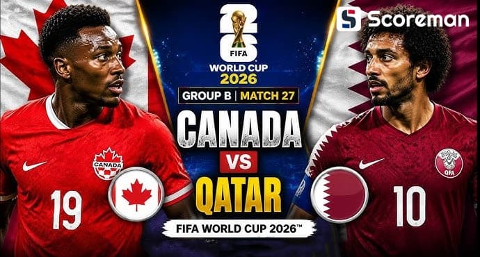 6월19일 월드컵 - 캐나다 VS 카타르 해외축구 분석 프리뷰
