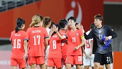 한국 여자축구, 방글라데시 6-0으로 꺾고 AG 8강행