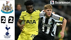토트넘, 뉴캐슬전 2-2 극장 무승부... 로메로 2골 원맨쇼