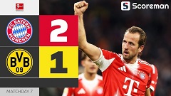 뮌헨, 도르트문트에 2-1 승리... 김민재, 후반 45분 교체출전