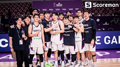골득실 밀린 한국 농구, 대만 이어 6위로 마무리