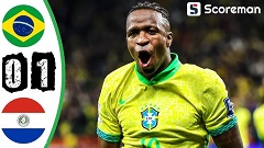 안첼로티의 브라질, 파라과이 1-0 꺾고 23회 연속 월드컵 본선행 확정