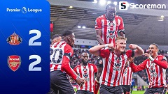 승격팀 선덜랜드, 선두 아스널과 극장 무승부… 상위권 경쟁 계속