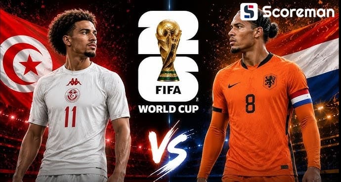 6월26일 월드컵 - 튀니지 VS 네덜란드 해외축구 분석 프리뷰