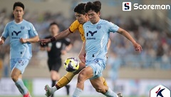 대구, 광주와 1:1 무승부로 승점 1점 따내