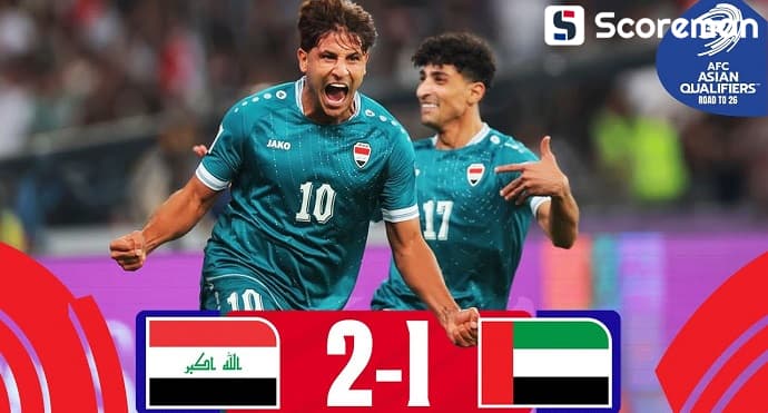 40년만에 월드컵 본선 노리는 이라크… UAE 상대 대역전극으로 대륙간 PO행