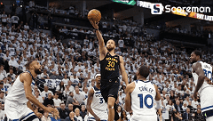 골든스테이트, NBA PO 2라운드 미네소타에 99-88 기선제압...커리 부상 2차전 불투명