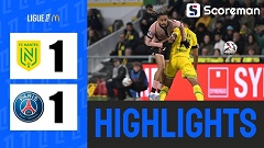 PSG, 낭트와 1-1 무승부... 이강인 '시즌 6호 도움'