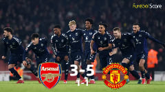O Man Utd. empata com um a menos e vence o Arsenal nos pênaltis para se classificar para a final da Copa da Inglaterra