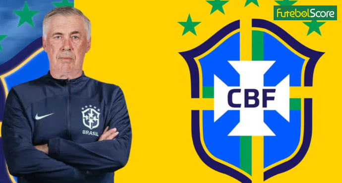 Carlo Ancelotti assume o comando da Seleção Brasileira