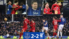 Everton empata no final do jogo, os adeptos invadem o estádio e o Liverpool perde chance de disparar na Premier League